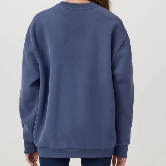Vuori Restore Oversized Crew 2.0 French Blue Size Extra Small New With Tags - Picture 2 of 9